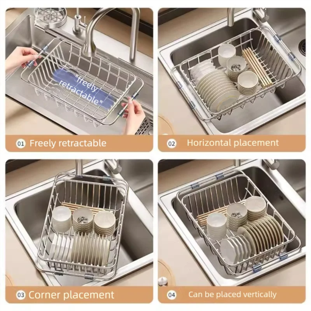 DRAINFLOW – Telescopic Sink Drain Basket