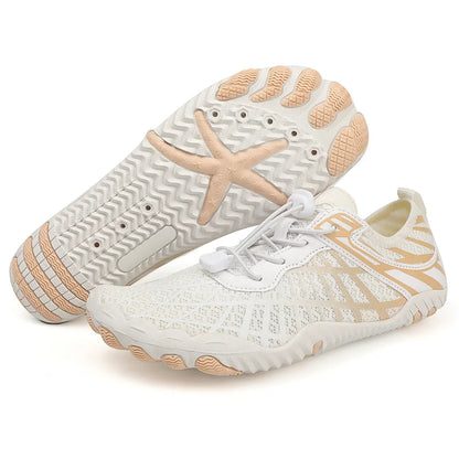 Quick-Dry Water Shoes with Non-Slip Rubber Sole for Beach, Pool & Water Sports | Unisex Lightweight Aqua Sneakers