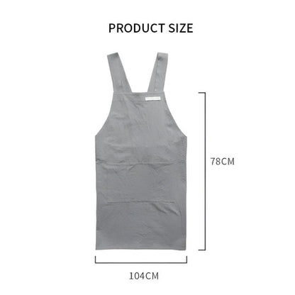 Maven Chef Apron - Cotton, Cross-Back Design with Pockets