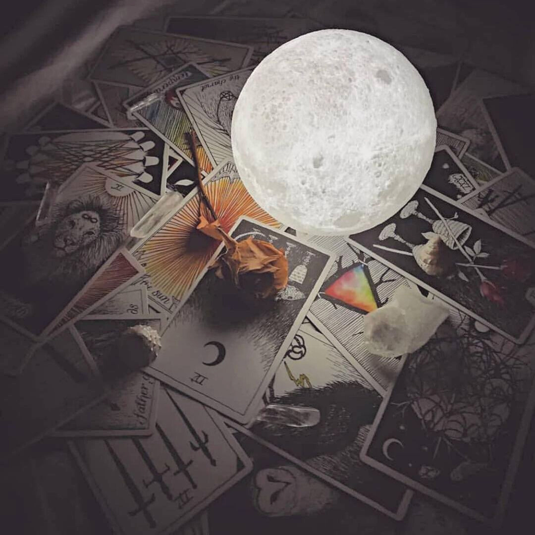 3D Printed Lunar Globe Night Light with Touch Control & USB Charging for Bedroom, Living Room, Kids