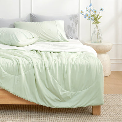 Cloud-Like Cooling Comforter | Lightweight Japanese Cooling Fabric with Instant Cool Touch | Breathable Design for Hot Sleepers
