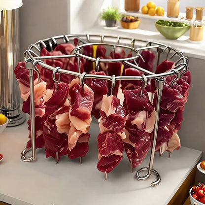GRILLTOWER – Stainless Steel Vertical Skewer Rack Set