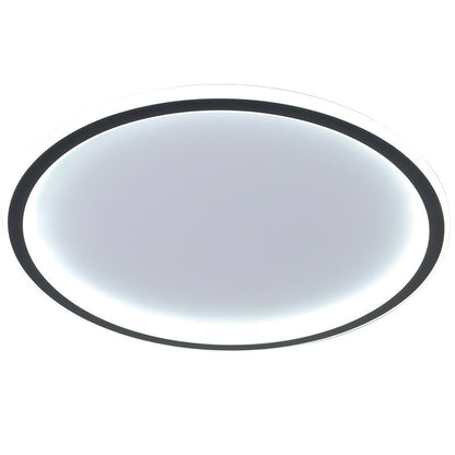 Round LED Ceiling Light Fixture – Modern Flush Mount – Integrated SMD Lighting for Bedroom & Living Room – Metal & Acrylic – Dimmable
