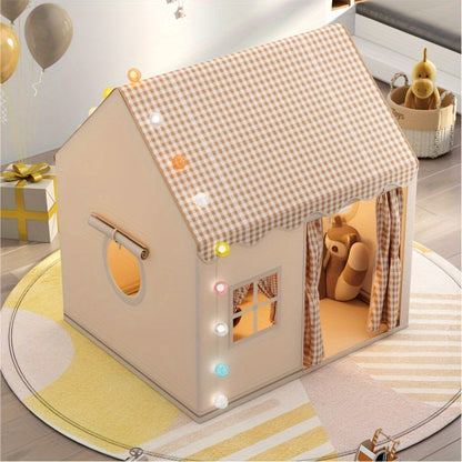Kids Indoor Play Tent House with Spacious Interior for Imaginative Play, Creative Fun & Entertainment