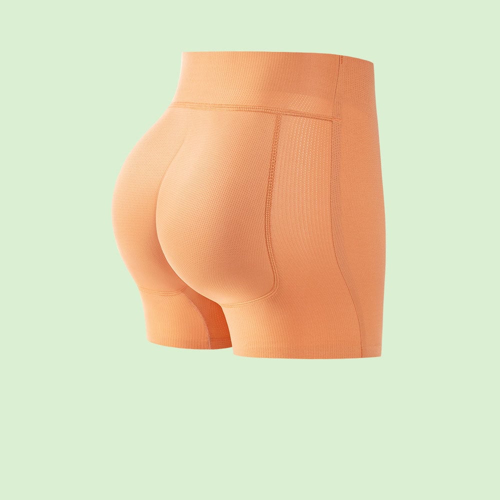 High-Waist Padded Butt-Lifting Shapewear Shorts for Women – Seamless Body Shaper with Removable Pads for Everyday Confidence & Special Occas