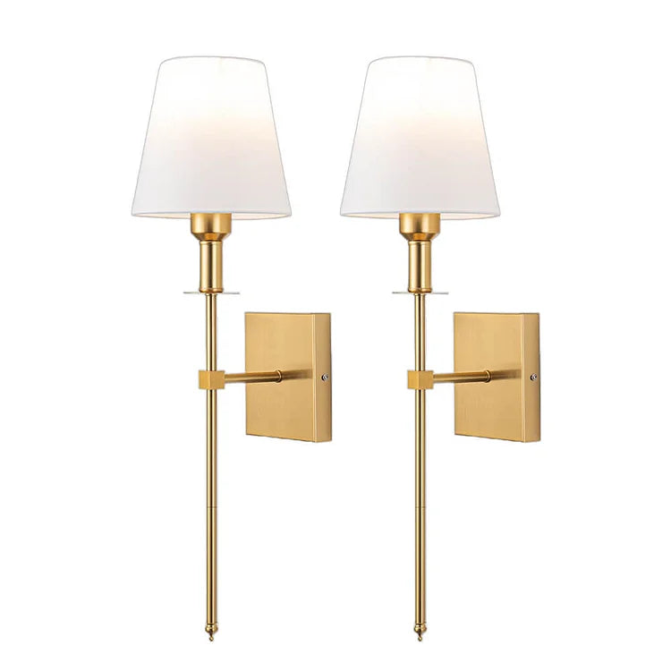 Rechargeable Sconce Pair 6.3 in × 23 in Battery-Operated Fixture Indoor Outdoor Hallway Bedroom Patio Balcony Garden Entryway Accent Lightin