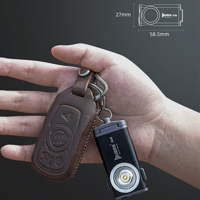 Versatile Mini Flashlight | Portable Rechargeable Light with Magnetic Base | 500 Lumens for Outdoor Activities