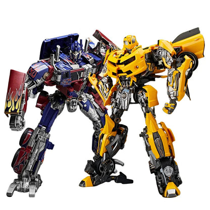 Action Figure Robot Toy with Remote Control, 6.5 Inch Transformer Toy Figure with Blades, Collectible Figure for Display