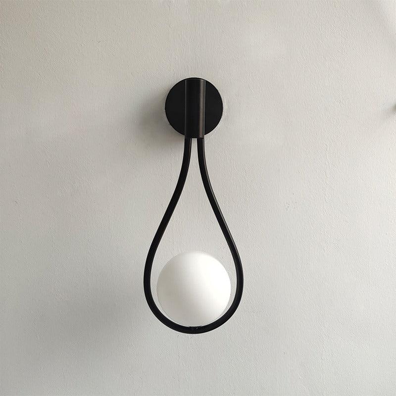 Metal Wall Sconce Minimalist Lamp Gold Black Silver Finish Hardwired Fixture Bedroom Hallway Living Room Dining Room Sconce