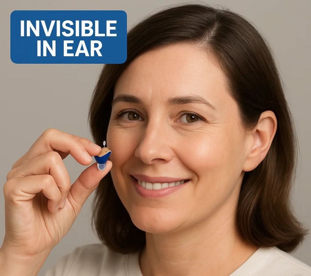 Rechargeable Invisible In-Ear Hearing Amplifiers – Crystal Clear Sound, Discreet Design for Daily Comfort
