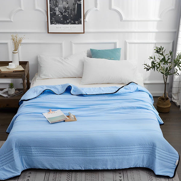 Temperature Regulating Blanket for Hot Sleepers – Moisture-Wicking Breathable Bed Cover for Summer Nights & Year-Round Comfort