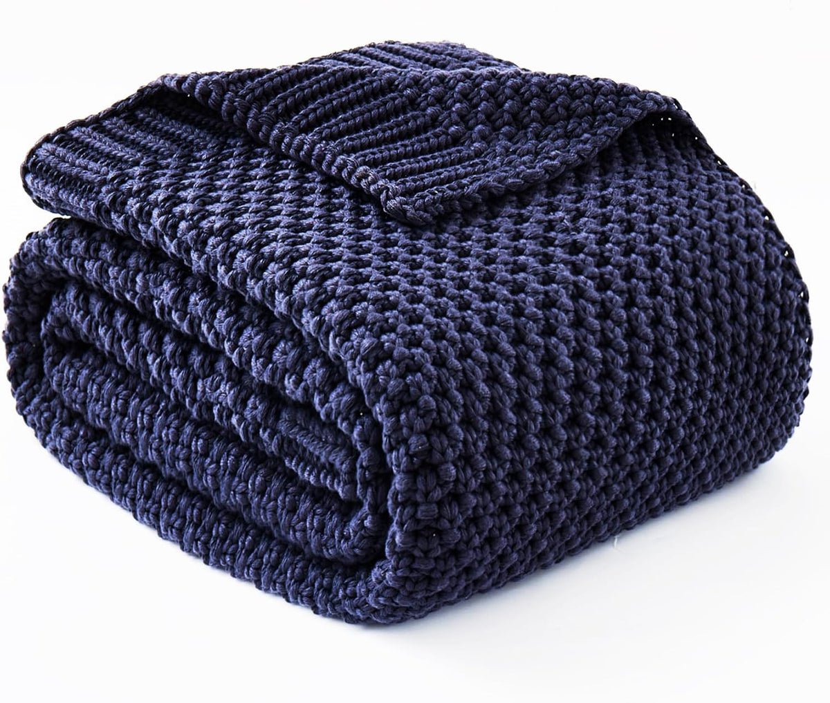 Cozy Comfort | Knitted Weighted Blanket with Cooling Microfiber | All-Season Softness for Ultimate Relaxation