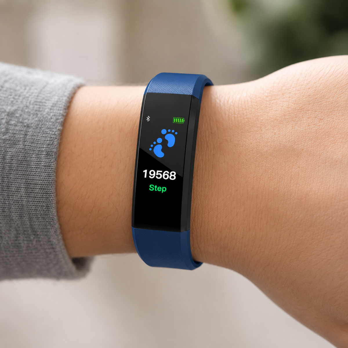 Active Life | Fitness Tracker Smart Watch with Heart Rate Monitor | Adjustable Design for Daily Activity Tracking
