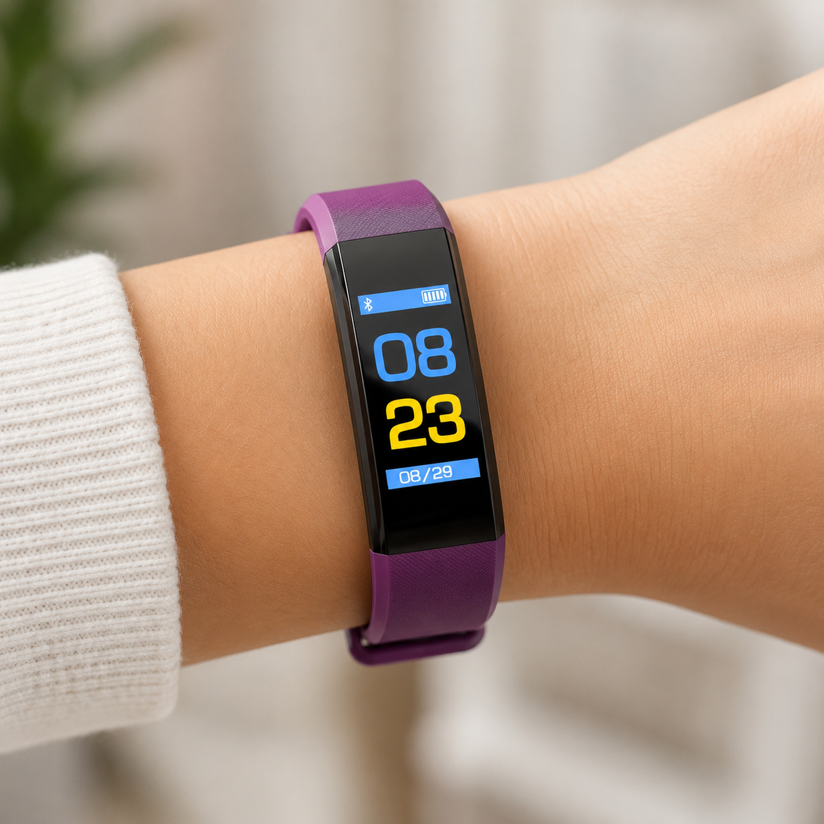 Active Life | Fitness Tracker Smart Watch with Heart Rate Monitor | Adjustable Design for Daily Activity Tracking