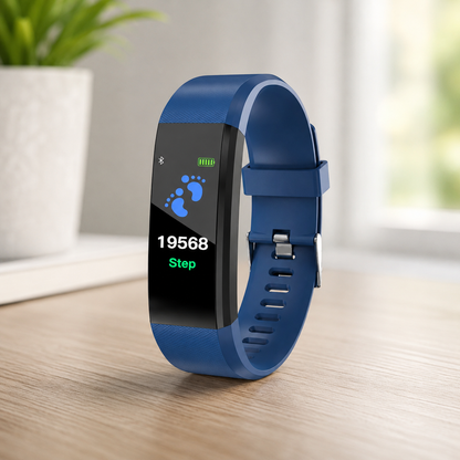 Active Life | Fitness Tracker Smart Watch with Heart Rate Monitor | Adjustable Design for Daily Activity Tracking