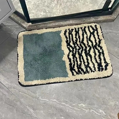 Non-Slip Bath Mat with Quick-Dry Absorbent Surface – Modern Minimalist Design for Bathroom Safety & Comfort