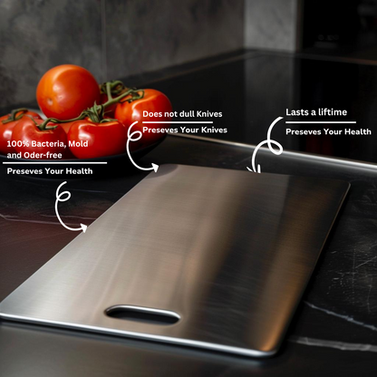 Non-Porous Prep Board Antimicrobial Surface Odor-Resistant Kitchen Workspace Dishwasher-Safe BPA-Free for Vegetables Meat Fish Daily Cooking