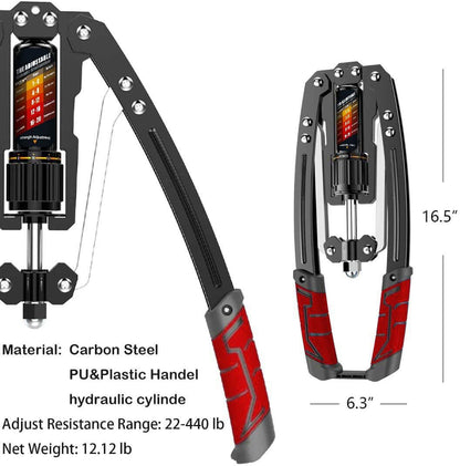 Adjustable Hydraulic Arm Trainer | 10-200 kg Resistance for Effective Upper Body Workouts