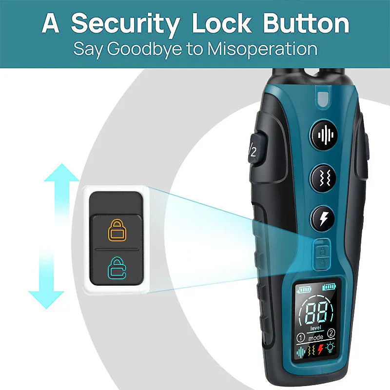 Advanced Remote Dog Training Collar with 2000m Range & Waterproof Design | Versatile Shock Collar for Effective Dog Training