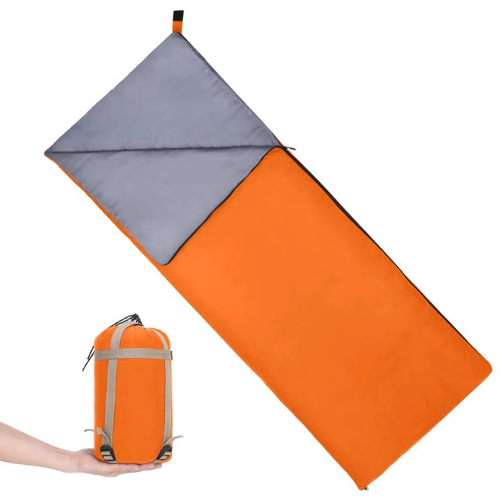 Adventure Ready | Camping Sleeping Bag with Water-Repellent Coating | Lightweight & Durable Design for Ultimate Comfort