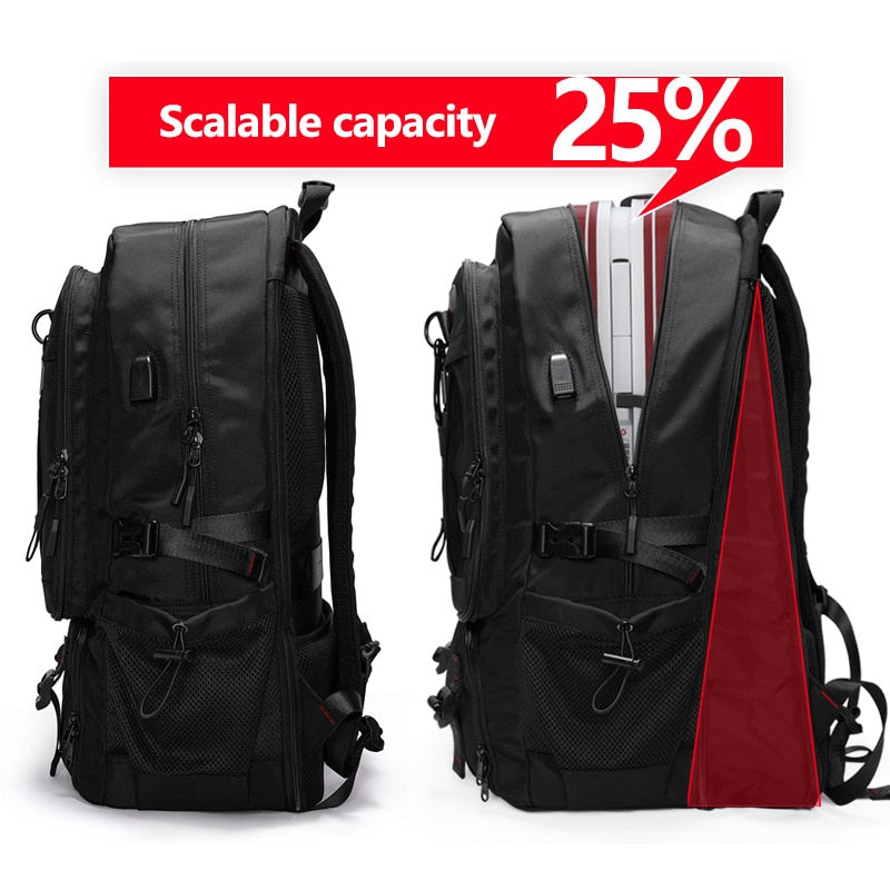 Adventure Ready | Large Capacity Travel Backpack with Water-Resistant Design | Versatile Gear Carrier for Outdoor Enthusiasts