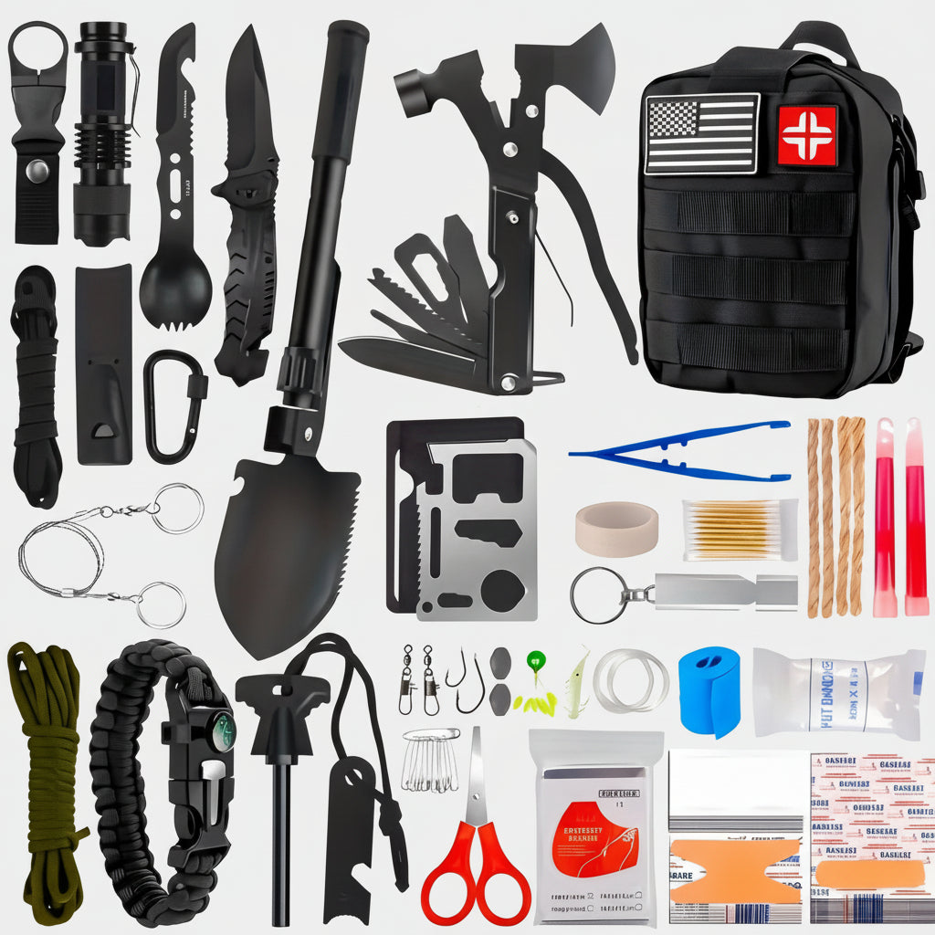 Adventure Ready | Travel Backpack with Battery-Powered Multi-Tool | Lightweight and Durable for Outdoor Safety
