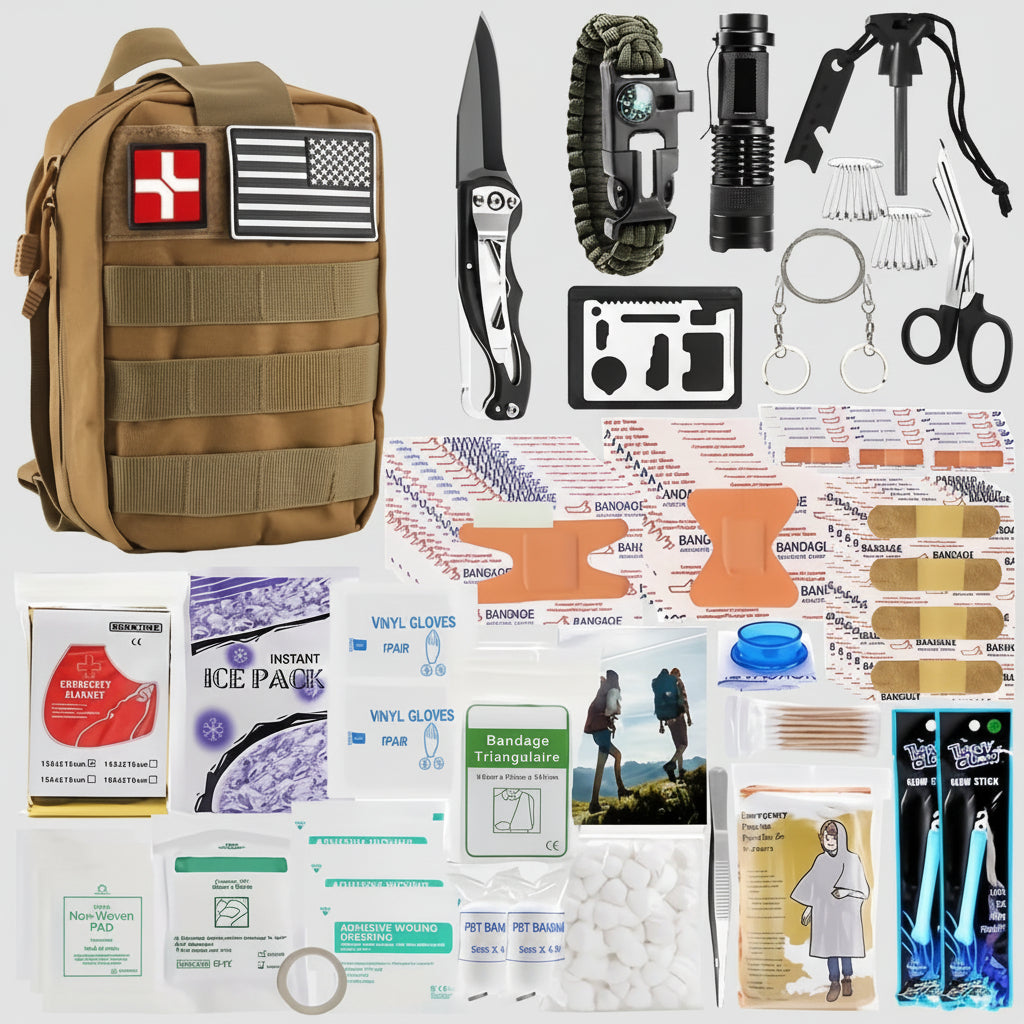 Adventure Ready | Travel Backpack with Battery-Powered Multi-Tool | Lightweight and Durable for Outdoor Safety