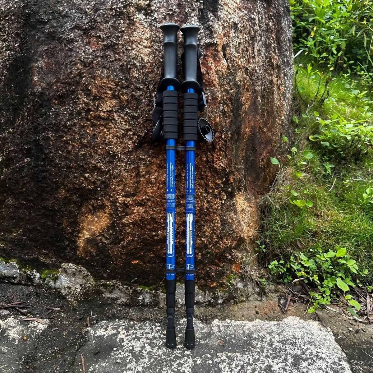 Adventure Trek | Adjustable Aluminum Trekking Poles with Shock Absorption | Lightweight Hiking Sticks for Enhanced Stability
