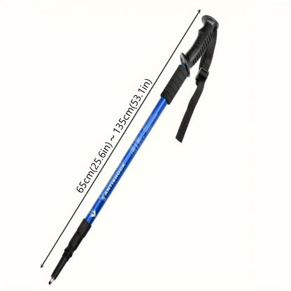 Adventure Trek | Adjustable Aluminum Trekking Poles with Shock Absorption | Lightweight Hiking Sticks for Enhanced Stability