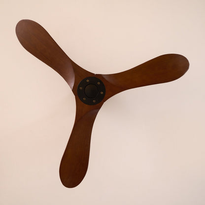 Wooden Blade Ceiling Fan with Remote 42-52 Inch 6-Speed Reversible Indoor Cooling Fan Vintage Farmhouse Style for Bedroom Living Room