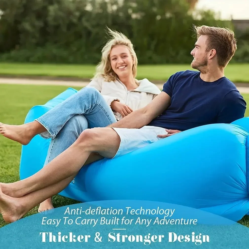 Airvana | Inflatable Outdoor Sofa with Ergonomic Headrest | Portable Couch for Relaxation Anywhere