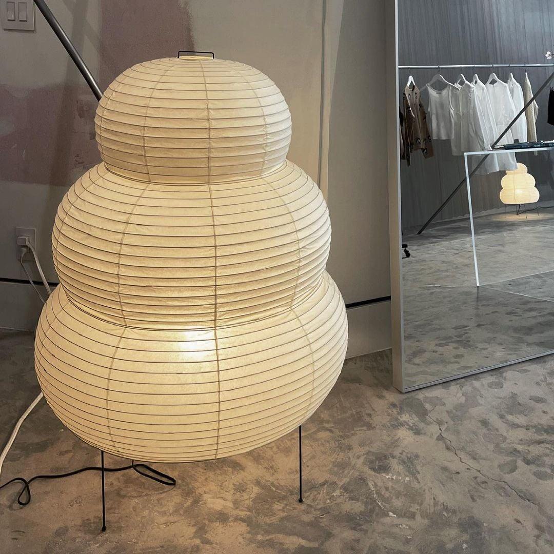 Handcrafted Paper Shade Desk Lamp 17 Inch White Soft Glow Accent Light E26 E27 Base for Bedroom Office Living Room Nightstand Reading Corner