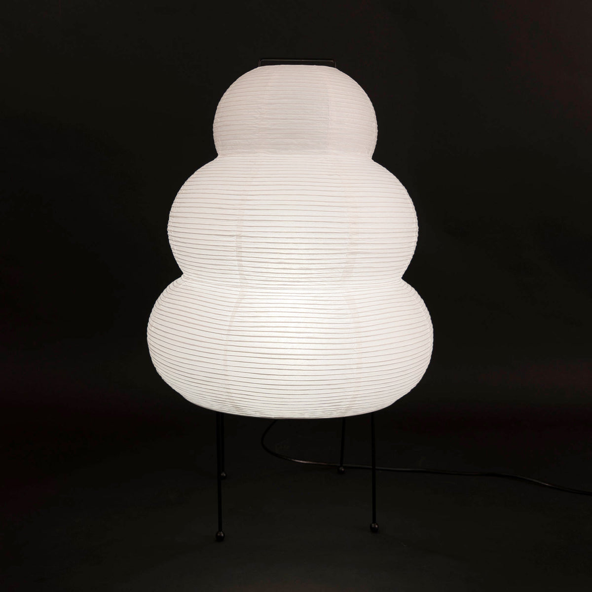 Handcrafted Paper Shade Desk Lamp 17 Inch White Soft Glow Accent Light E26 E27 Base for Bedroom Office Living Room Nightstand Reading Corner