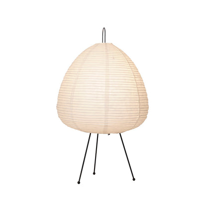 Handcrafted Paper Shade Desk Lamp 17 Inch White Soft Glow Accent Light E26 E27 Base for Bedroom Office Living Room Nightstand Reading Corner