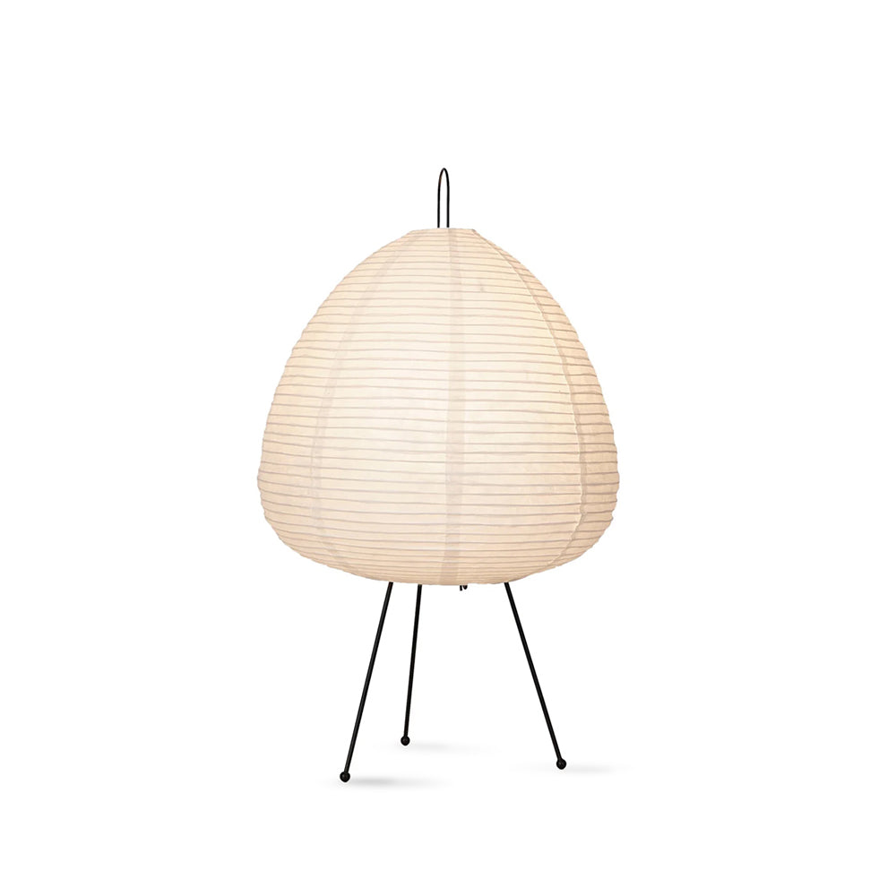 Handcrafted Paper Shade Desk Lamp 17 Inch White Soft Glow Accent Light E26 E27 Base for Bedroom Office Living Room Nightstand Reading Corner