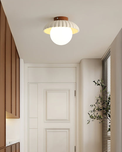 Adjustable Metal Flush Mount Ceiling Light 9.8 in Diameter Multi-Directional Indoor Lamp for Living Room Bedroom Hallway Kitchen Bathroom Lo
