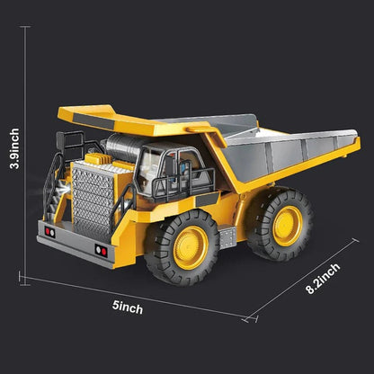 All-Terrain Excavator | Remote-Controlled Construction Toy with Metal Attachments | Realistic Digging Experience
