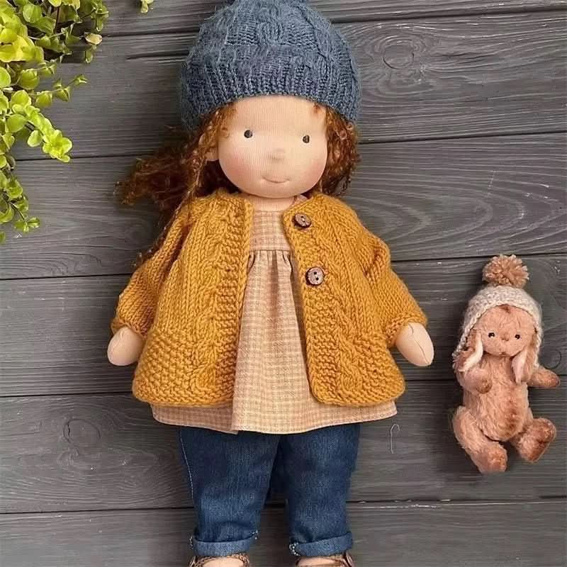 DREAMDOLL – Handmade Waldorf Doll Soft Cotton Kids Toy Set