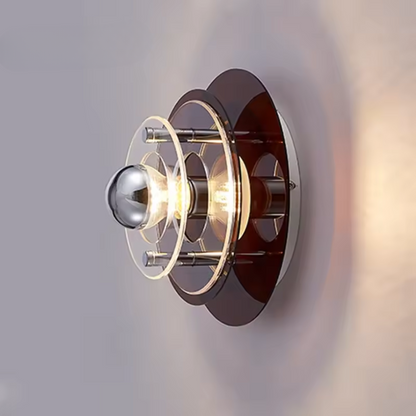 Antique Wall Lamp with LED Lighting – Colorful Decorative Fixture