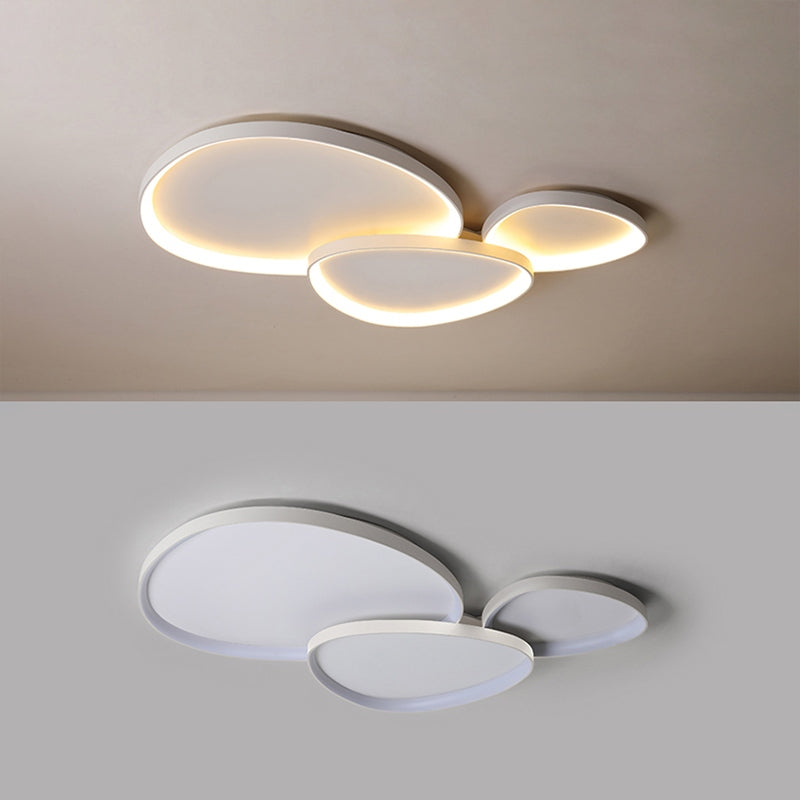 Flush Mount LED Ceiling Light Fixture with Remote Dimmer and Color Temperature Control for Bedroom, Hallway, Living Room – Energy-Efficient