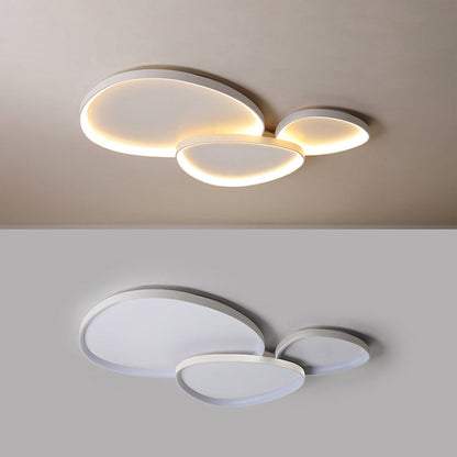 Flush Mount LED Ceiling Light Fixture with Remote Dimmer and Color Temperature Control for Bedroom, Hallway, Living Room – Energy-Efficient