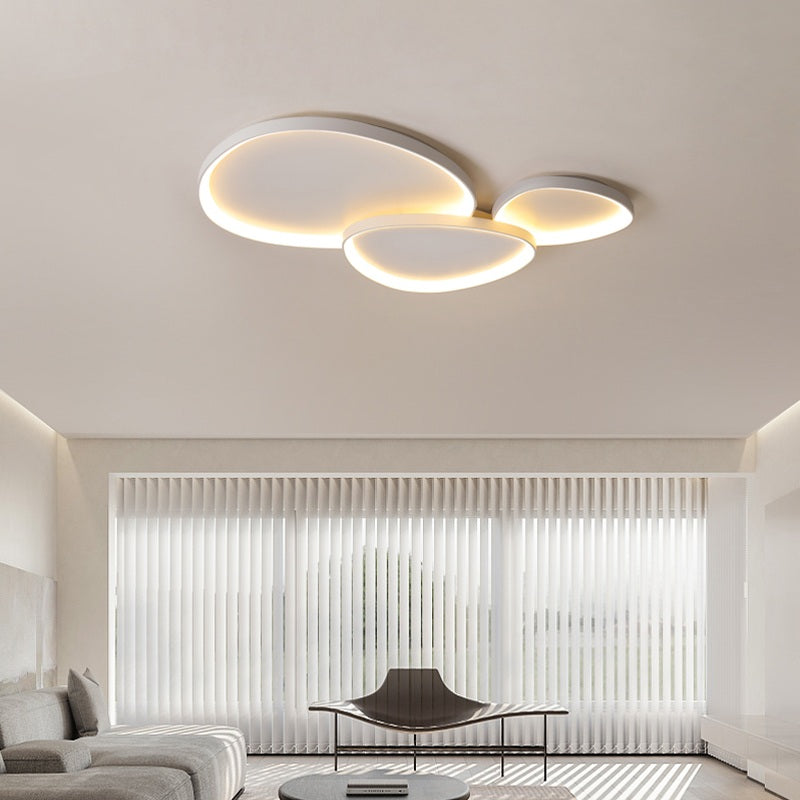 Flush Mount LED Ceiling Light Fixture with Remote Dimmer and Color Temperature Control for Bedroom, Hallway, Living Room – Energy-Efficient
