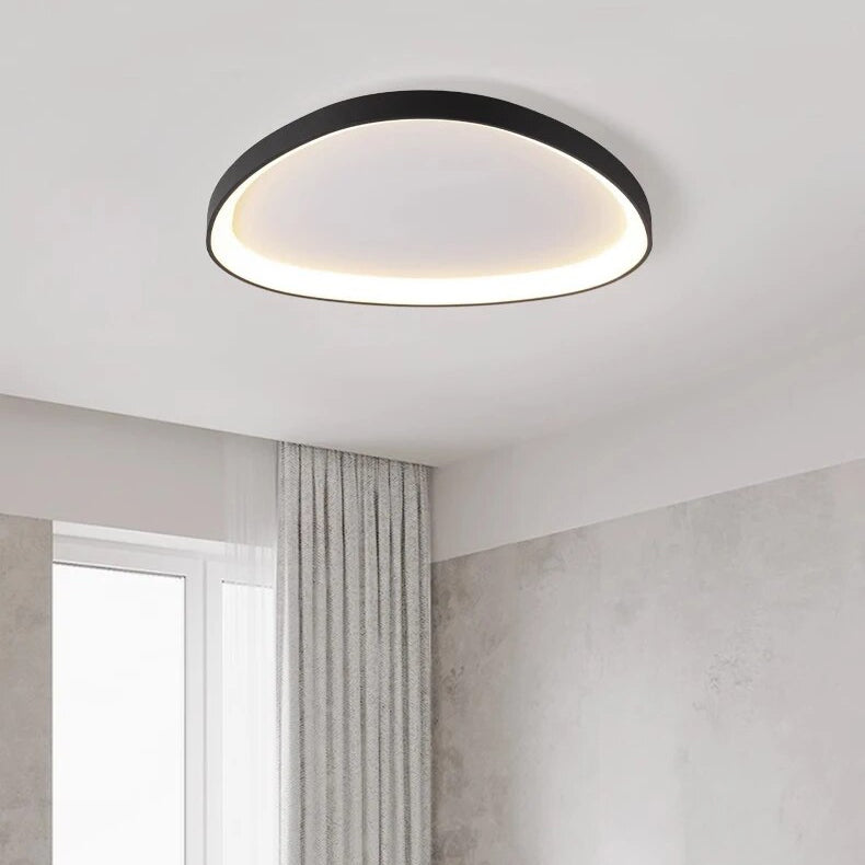 Flush Mount LED Ceiling Light Fixture with Remote Dimmer and Color Temperature Control for Bedroom, Hallway, Living Room – Energy-Efficient