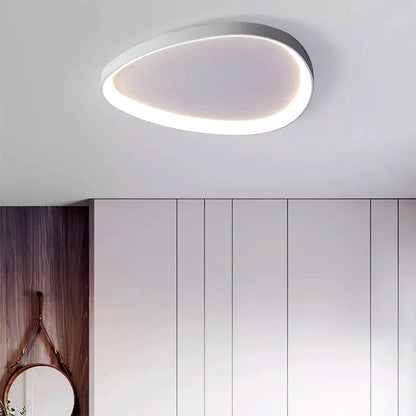 Flush Mount LED Ceiling Light Fixture with Remote Dimmer and Color Temperature Control for Bedroom, Hallway, Living Room – Energy-Efficient