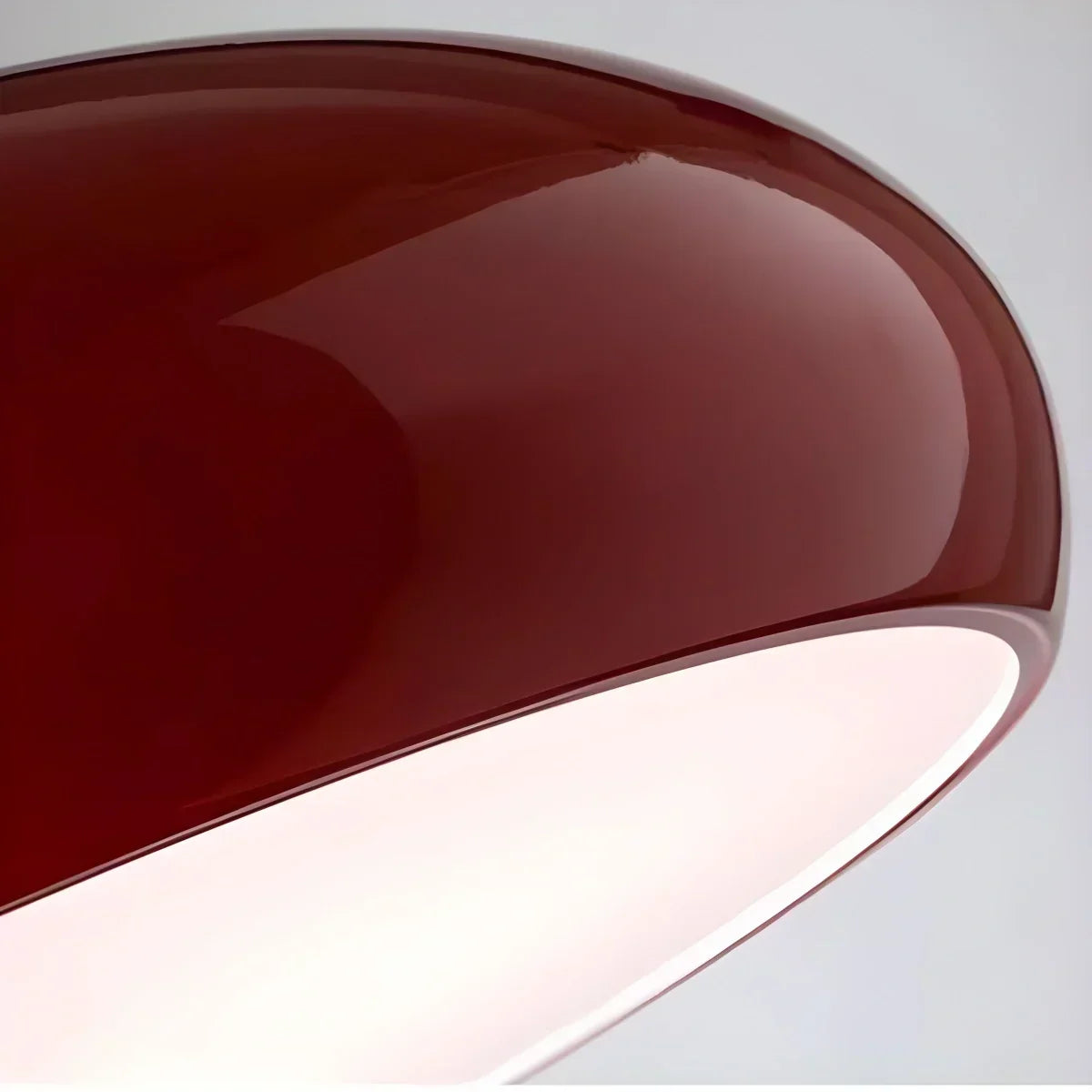 LED Overhead Fixture with Switchable Light Modes for Kitchen Islands, Dining Rooms & Open Living Spaces – Glossy Metal Round Ceiling Lamp in