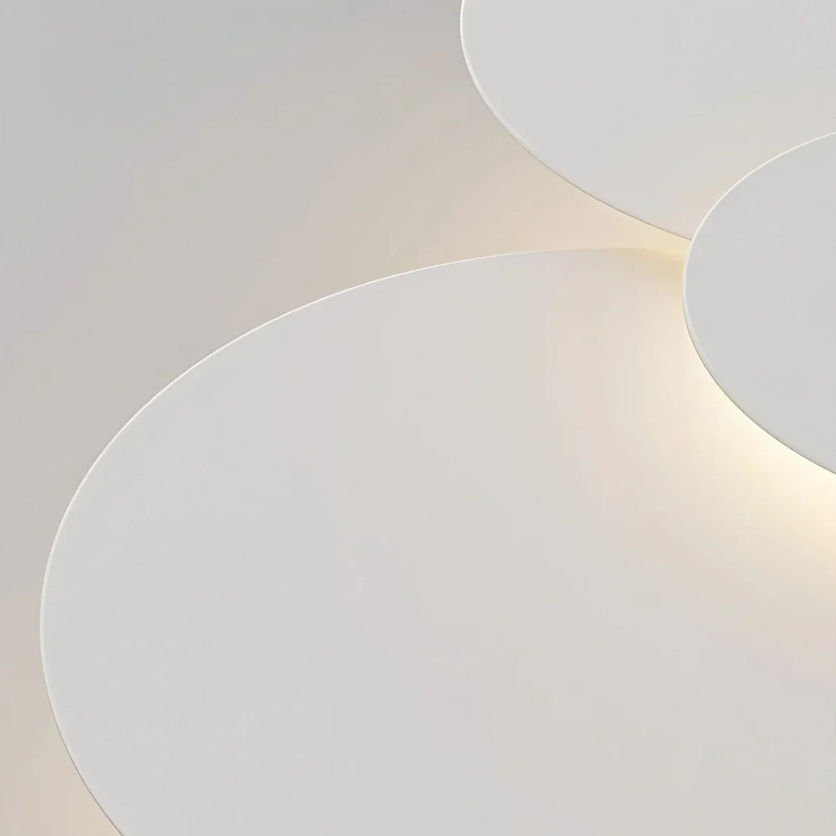 Layered Disc LED Flush Mount Ceiling Light with Remote – Adjustable Color Temperature & Dimming for Bedroom, Bath, Living Room – White Conte