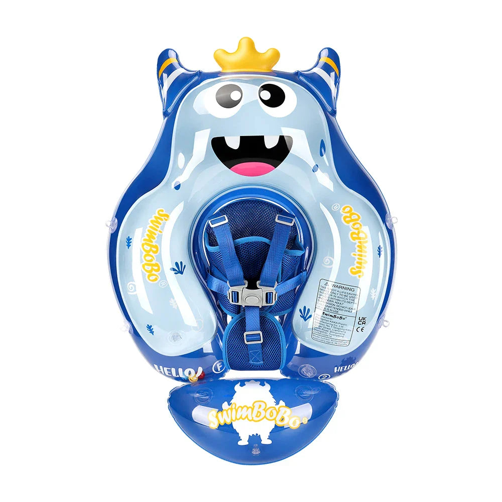 AquaBear Baby Swimming Ring | Eco-Friendly PVC with Optimal Buoyancy | Safe Water Fun for 6-36 Months