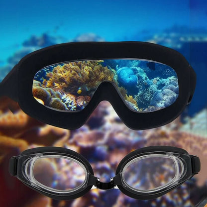 Professional Anti-Fog Swimming Goggles with Wide-Angle Vision & Ergonomic Seal for Adults