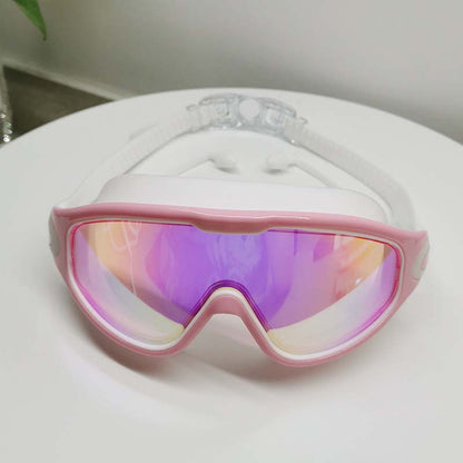 Swimming Goggles with Panoramic Vision & Anti-Fog Coating for Adults – Silicone Seal & Cushioned Fit for Pool, Lake & Ocean