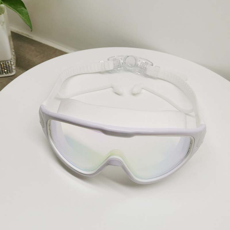 Swimming Goggles with Panoramic Vision & Anti-Fog Coating for Adults – Silicone Seal & Cushioned Fit for Pool, Lake & Ocean
